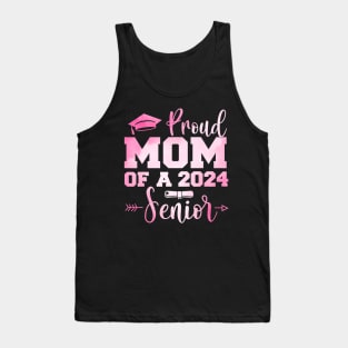 Proud Senior 2024 Mom Of Graduate 2024 Senior Mother Women Tank Top